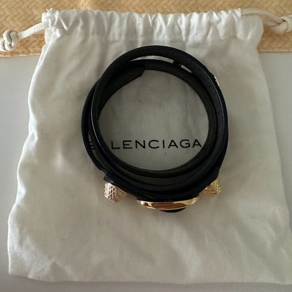 ~ EUC AUTHENTIC Balenciaga Triple Tour Arena Bracelet~ - Picture 4 of 4